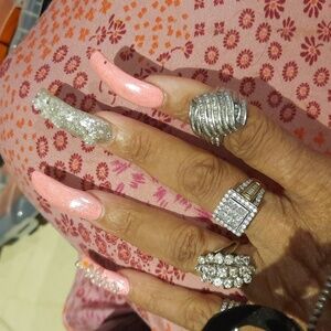 GENUINE AUTHENTIC WIDE SOLID 14K WHITE GOLD 2 CTTW DIAMOND ANNIVERSARY BAND RING